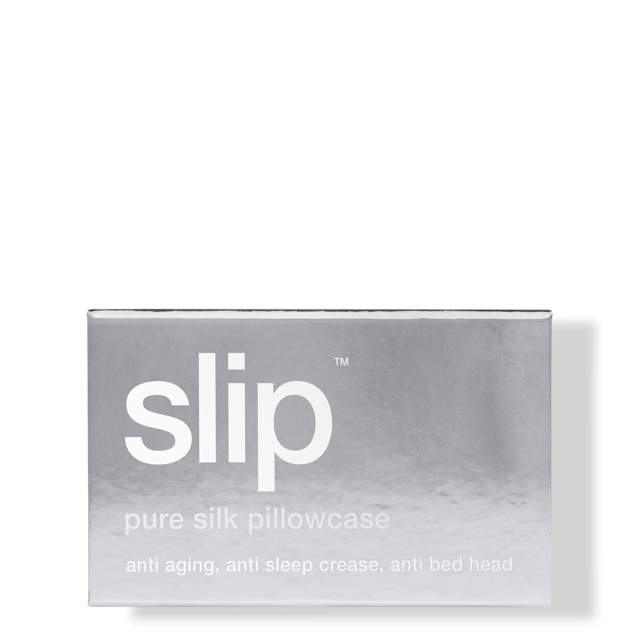 Pillowcase Silver Queen Zippered