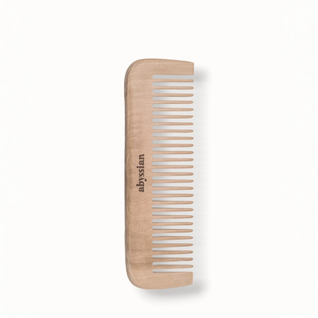 Peach Wood Comb With Wide Tooth