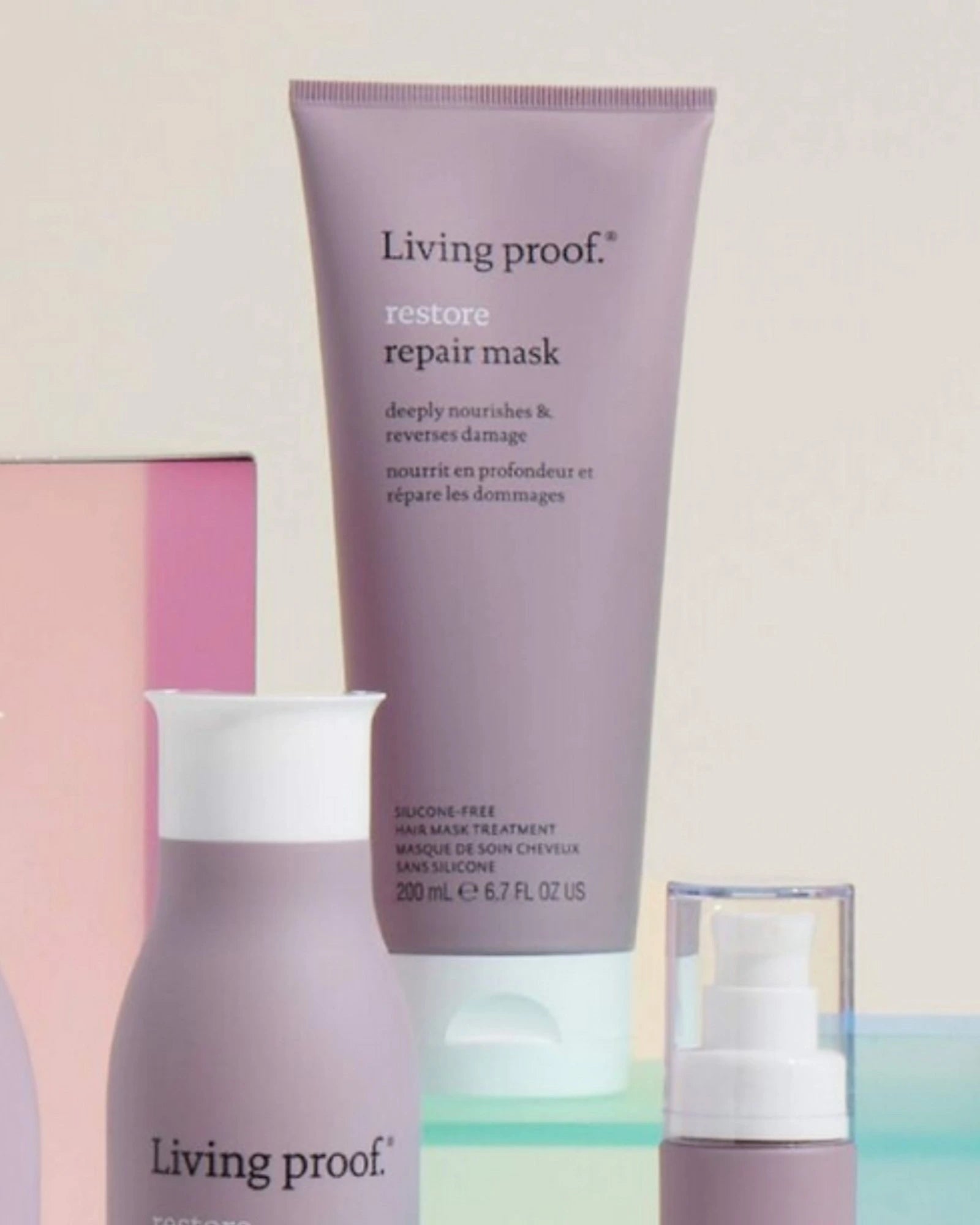 Ibalik ang pag -aayos ng maskara ng buhok