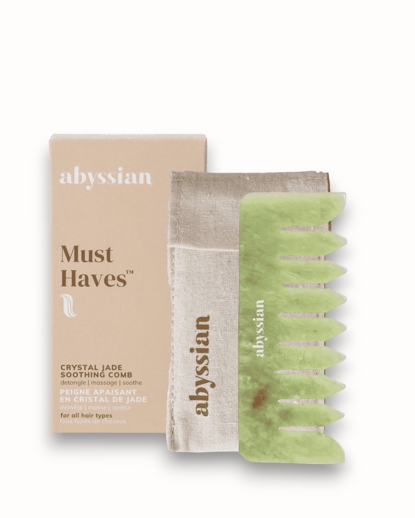 Crystal jade soothing comb