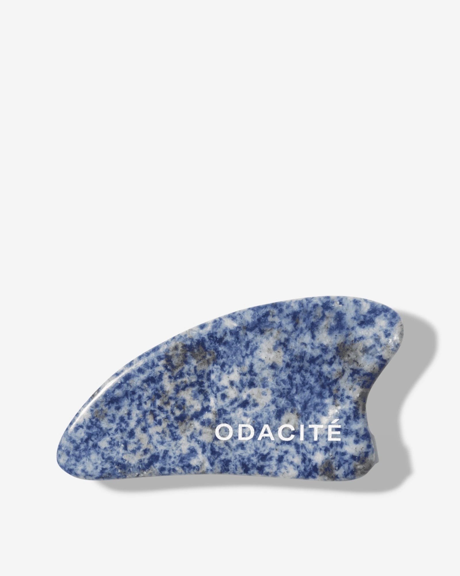 Crystal contour gua sha asul na sodalite