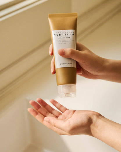 积雪草泡沫洁面