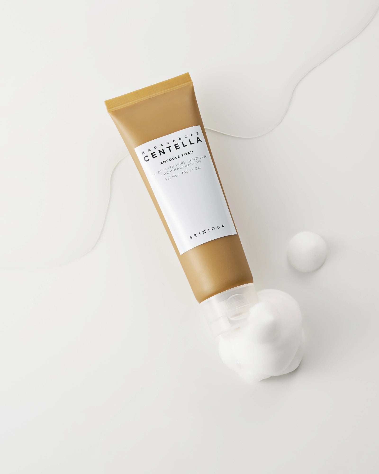 积雪草泡沫洁面