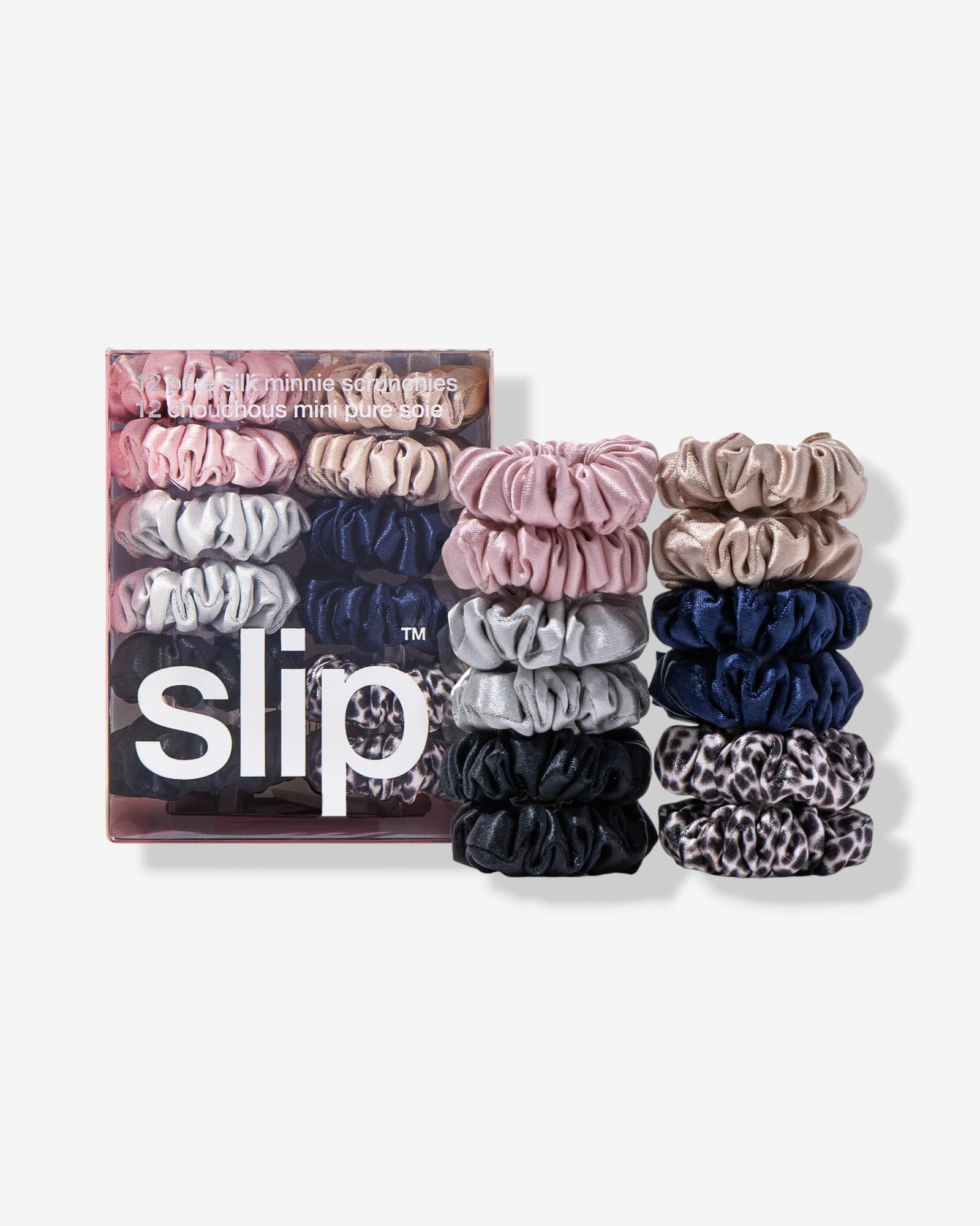 迷你髮圈 - 12入經典色系套組