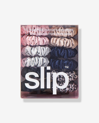 迷你髮圈 - 12入經典色系套組