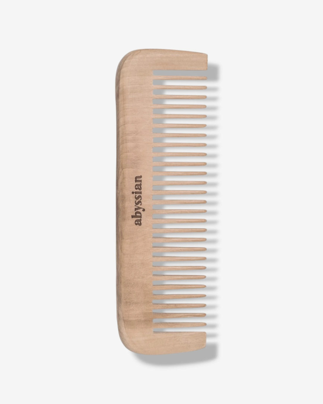 Peach Wood Comb With Wide Tooth