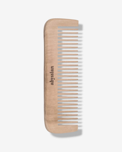 Peach Wood Comb With Wide Tooth