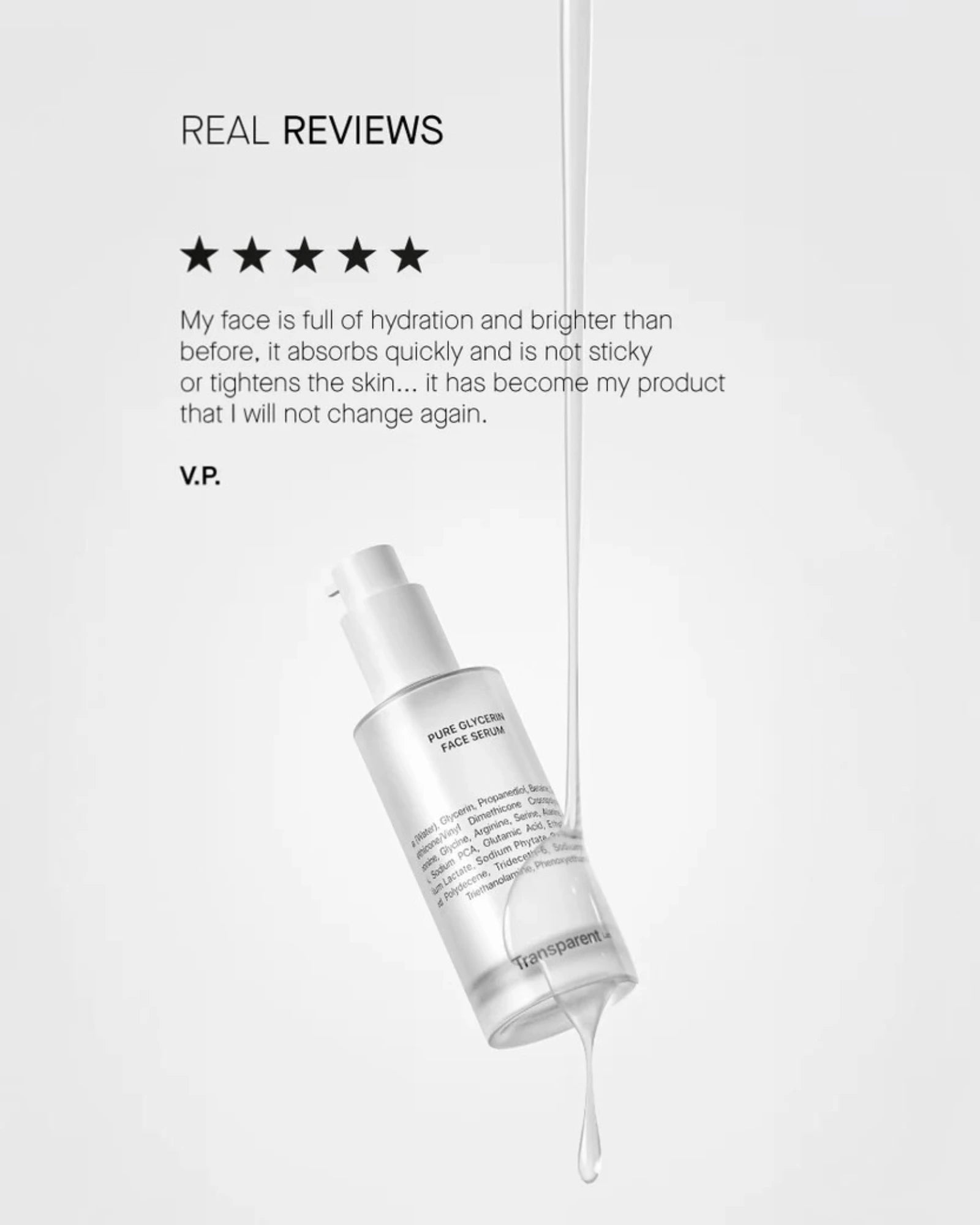 Pure Glycerin Face Serum
