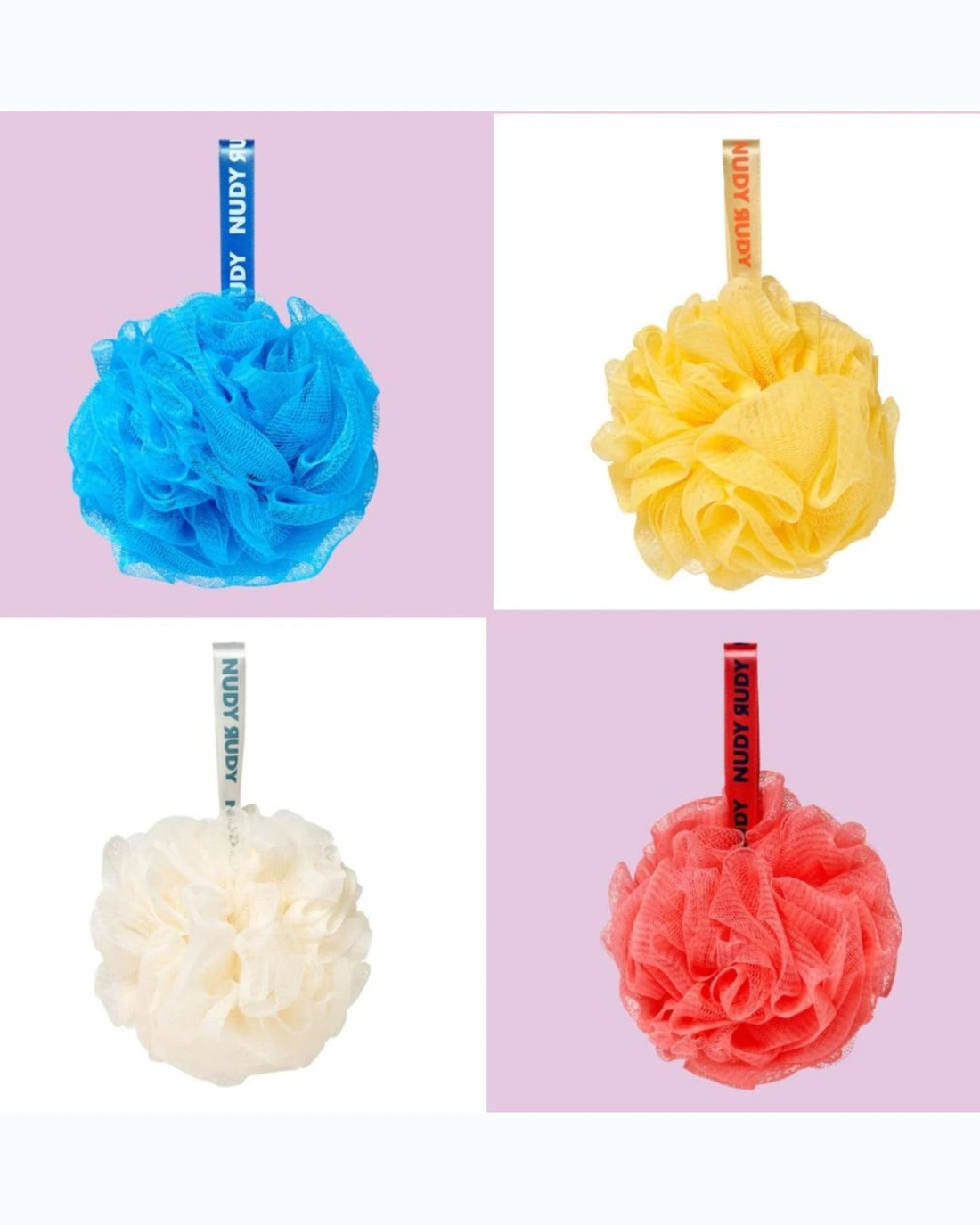 Shower Puff (Red)