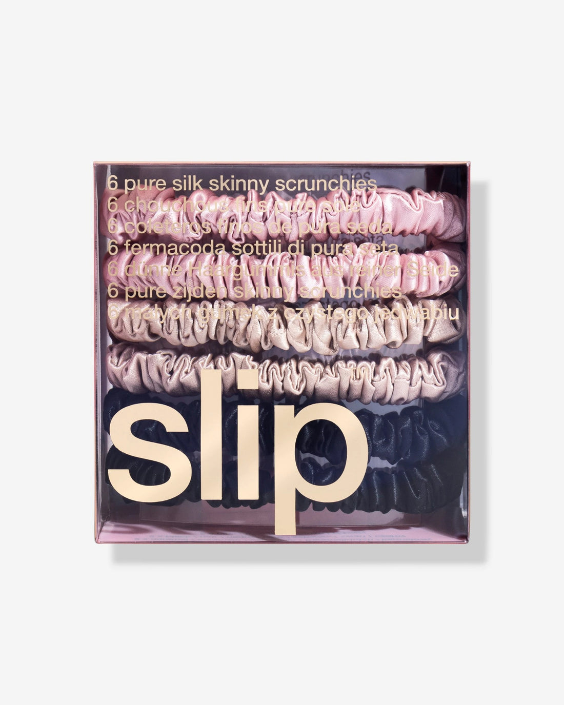 細版髮圈 - 6入經典混色套組