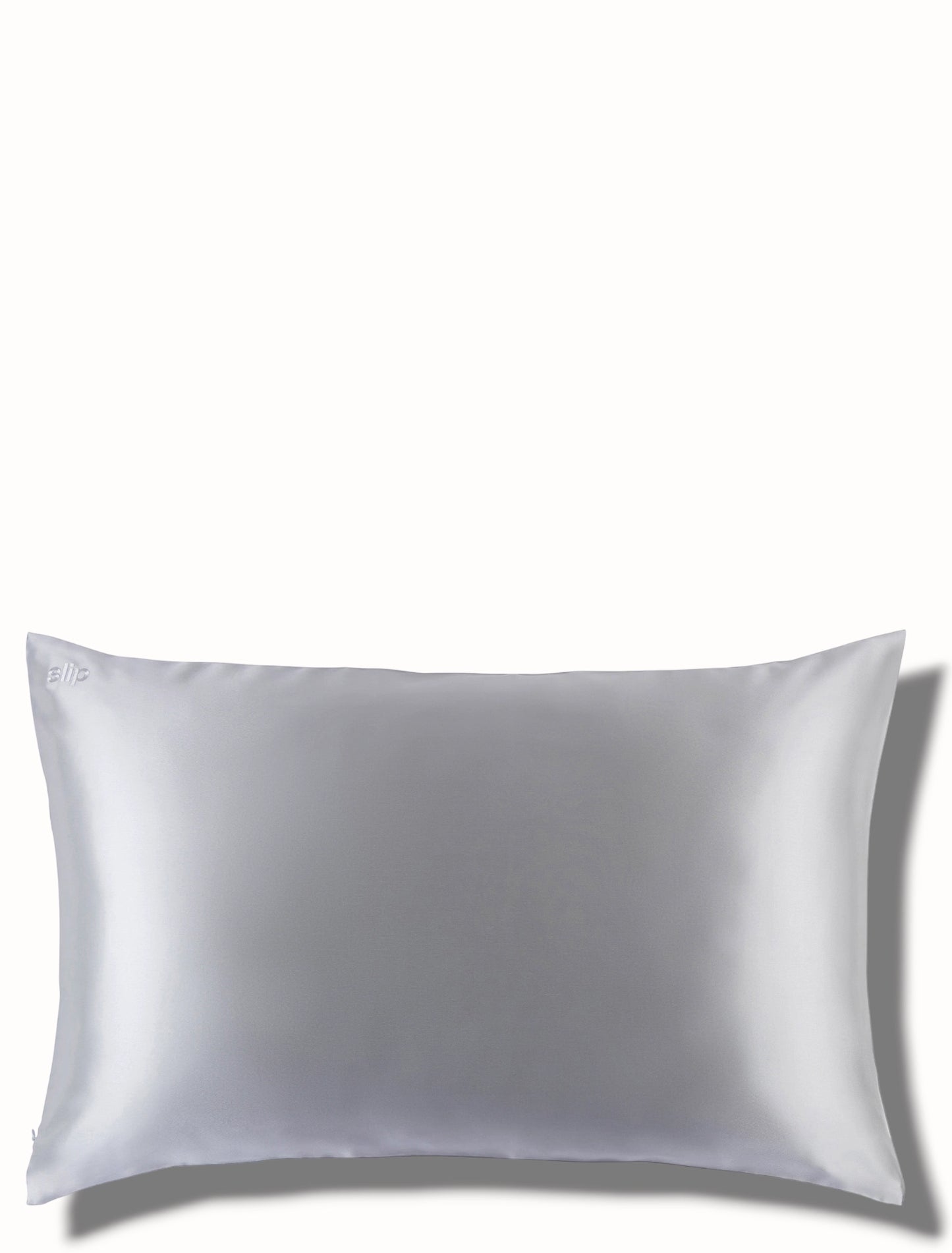 Pillowcase silver queen zippered