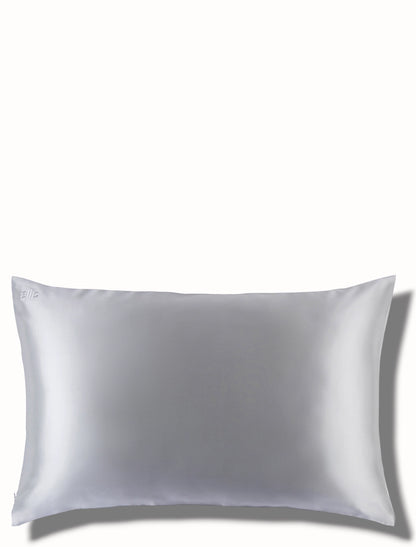 Pillowcase silver queen zippered