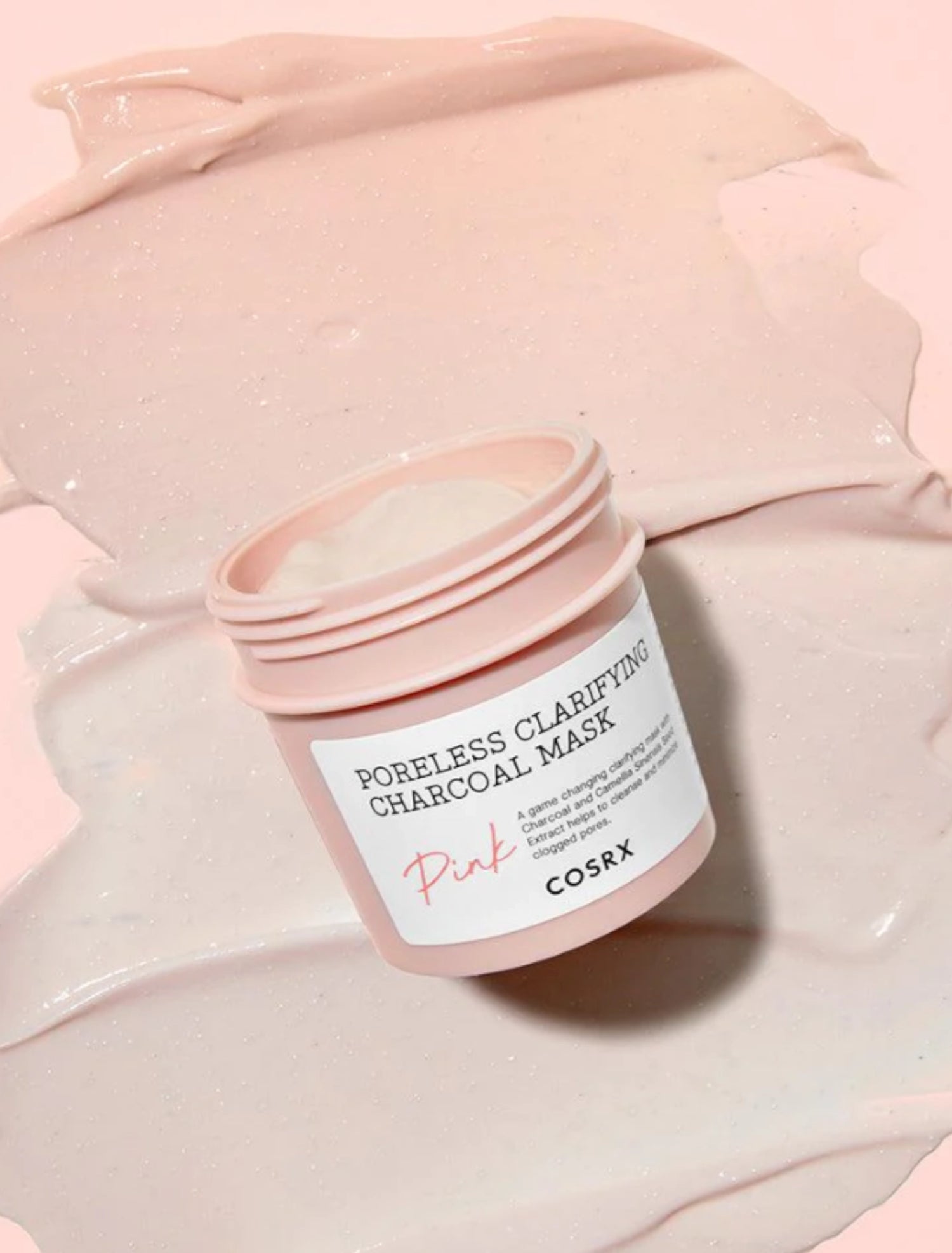 Poreless Clarifying charcoal mask pink