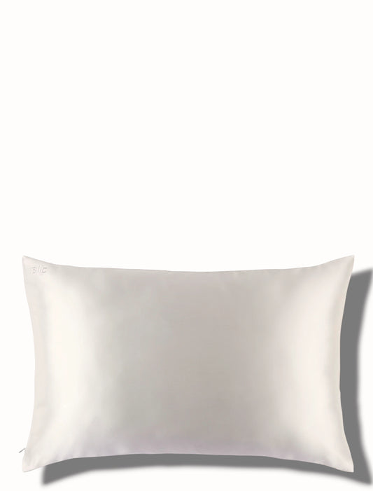 Pillowcase White Queen Zippered