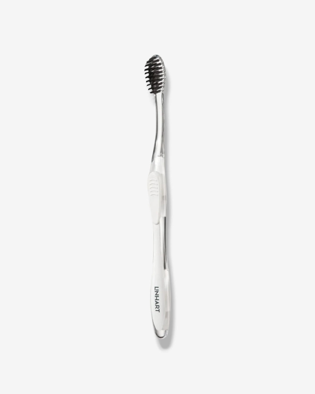 White Toothbrush w/Black Bristles