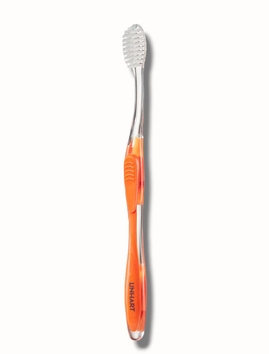 Orange Toothbrush w/White Bristles