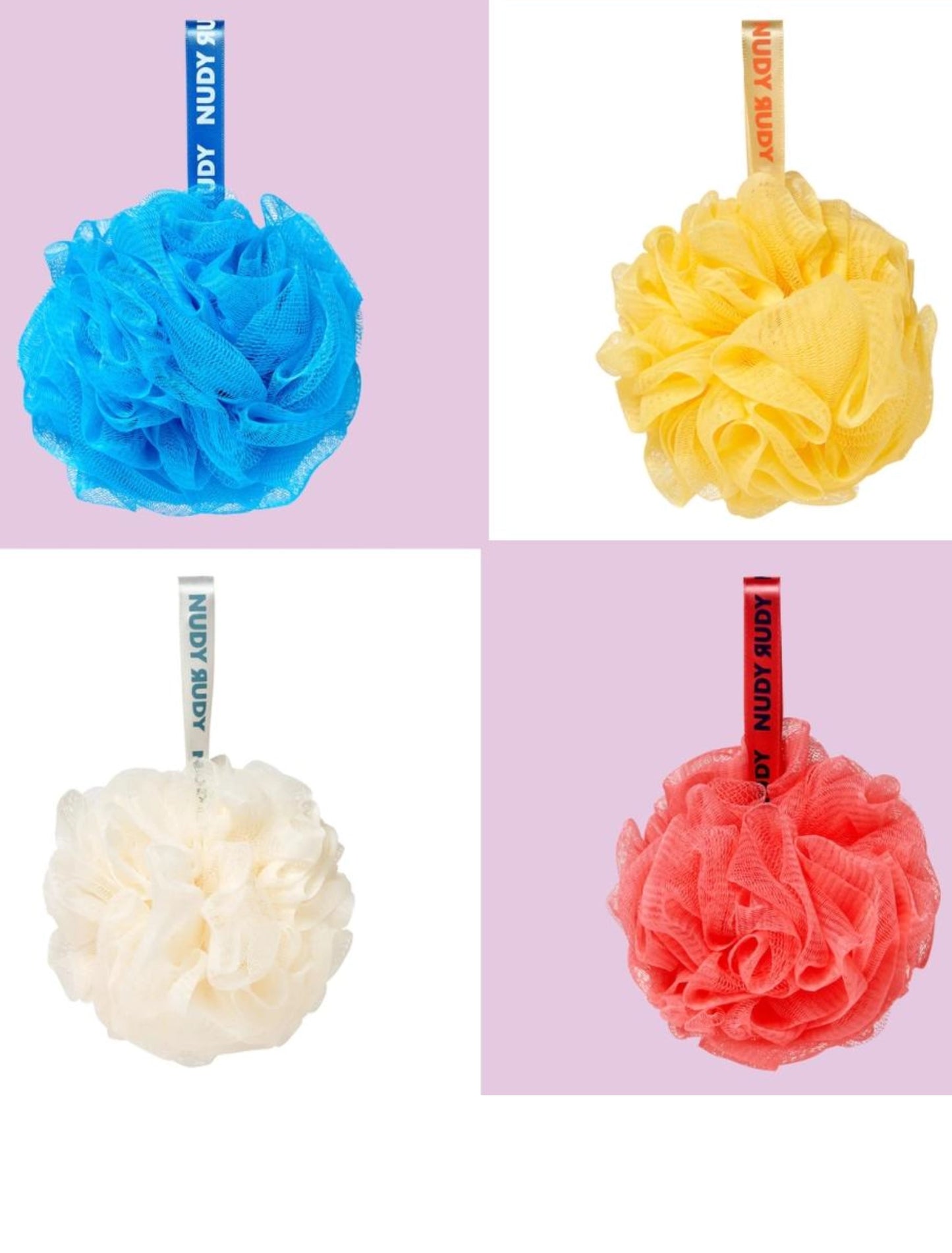 Shower Puff (Red)